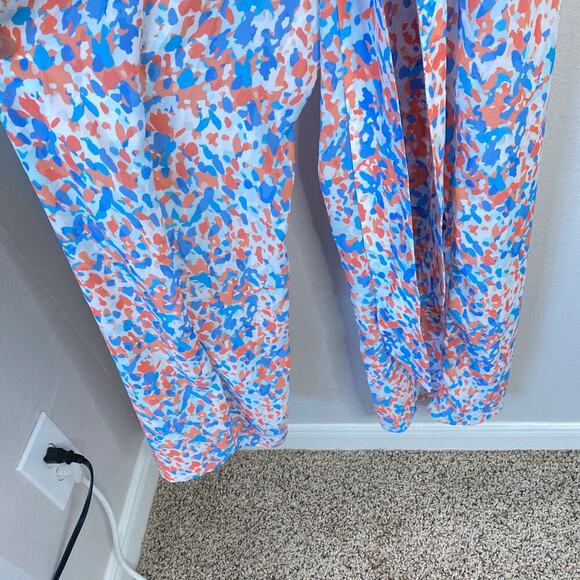 J. MCLAUGHLIN Hermione Jumpsuit Belted Pockets Pier Pebble Resort Size 8 Beach - Picture 7 of 7